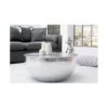 Stolik kawowy Orient 60 cm srebrny