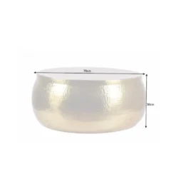 Stolik Kawowy Orient 70 Cm Złoty