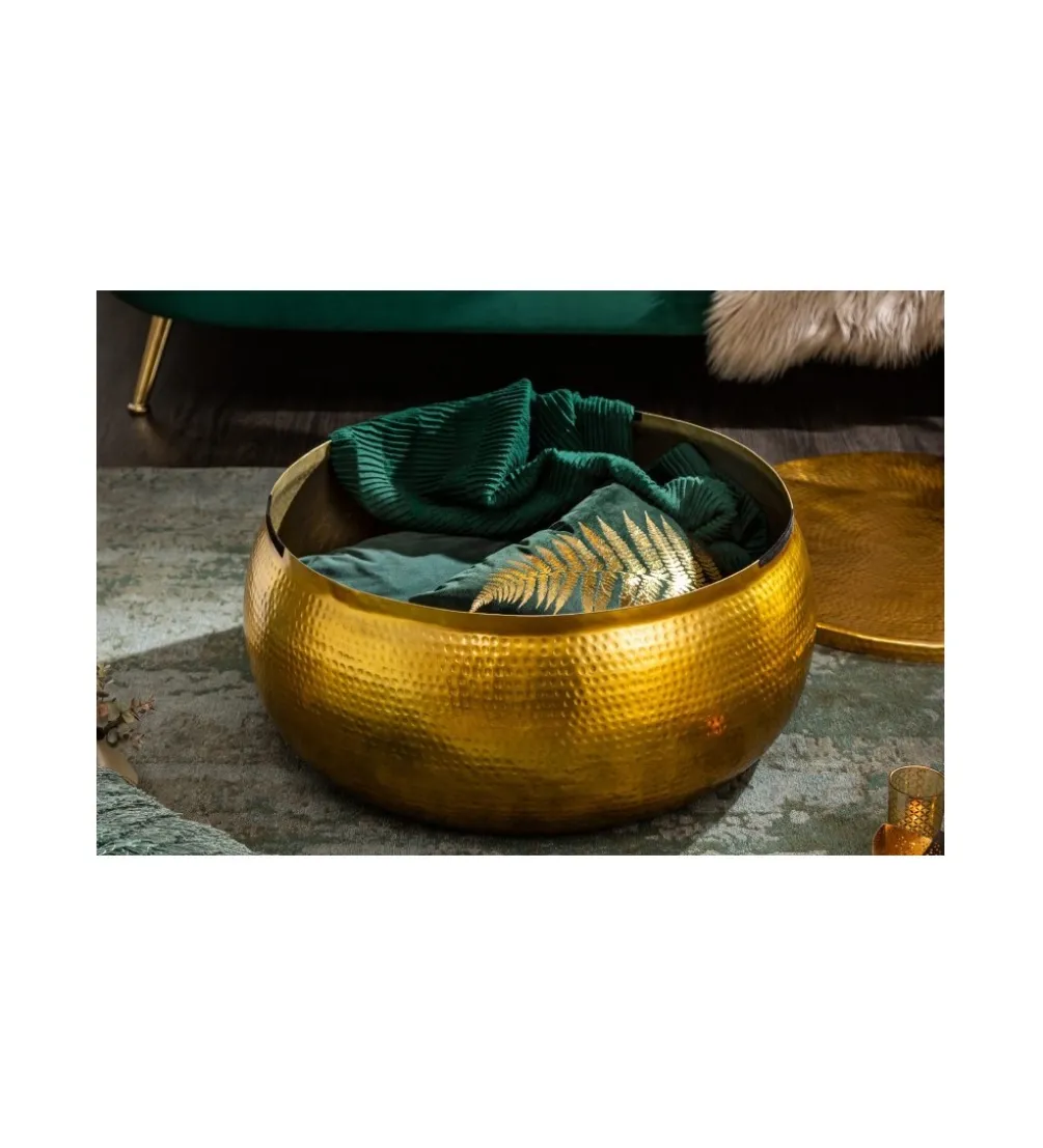 Stolik Kawowy Orient 70 Cm Złoty