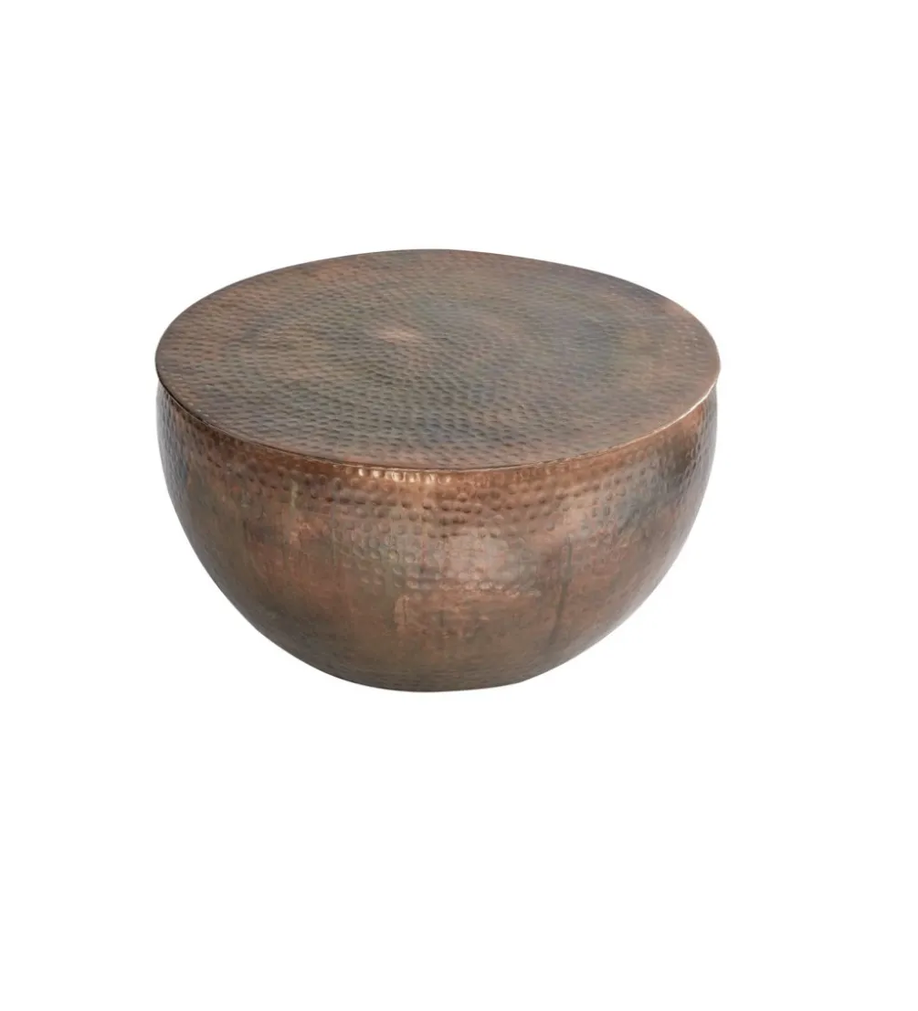 Stolik kawowy Orient II 60 cm antyczna miedź