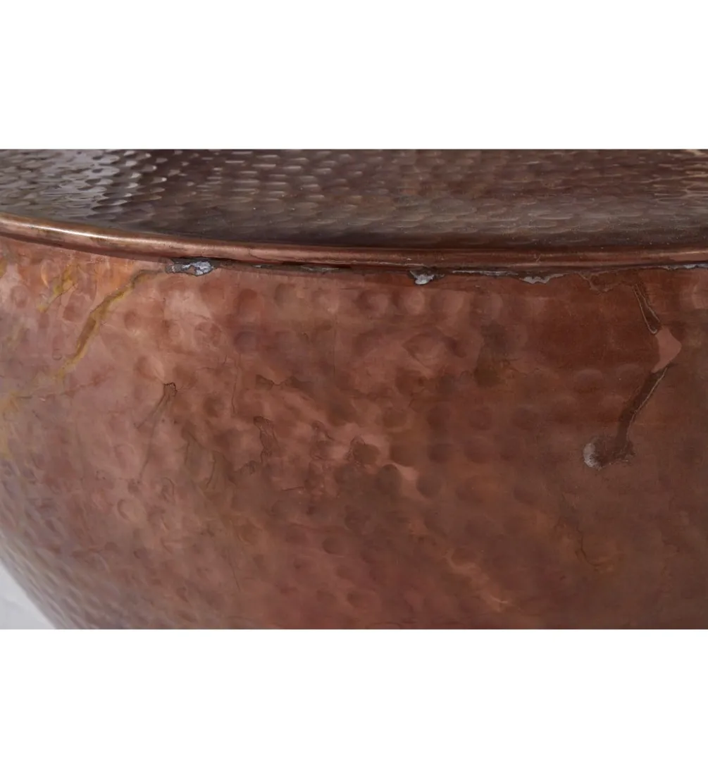 Stolik kawowy Orient II 60 cm antyczna miedź