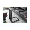Stolik kawowy PASCAL 35 cm w optyce czarnego marmuru