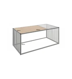 Stolik kawowy PASCAL 100 cm w optyce dąb dziki