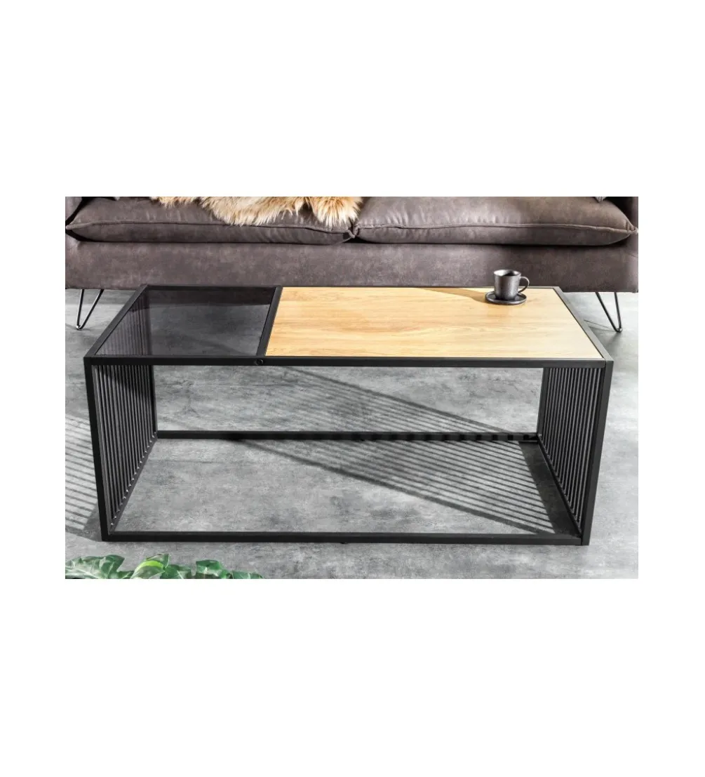 Stolik kawowy PASCAL 100 cm w optyce dąb dziki