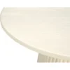 Stolik kawowy PATO 50 cm drewno mango biała