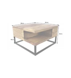 Stolik kawowy PEGU Giant 60 cm drewno sheesham