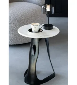 Stolik kawowy PRESTEGO 41 cm czarny