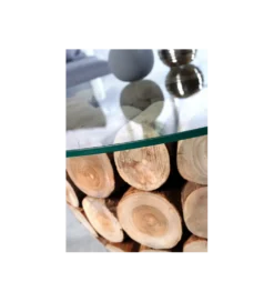 Stolik kawowy Pure Nature 70 cm drewno Teak