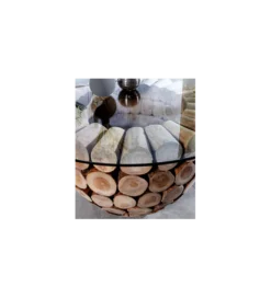 Stolik kawowy Pure Nature 70 cm drewno Teak