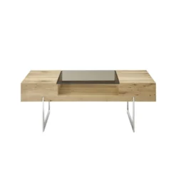 Stolik kawowy REWA 110 cm w optyce dąb sękaty