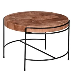 Stolik kawowy RIBERA 62 cm drewno akacja