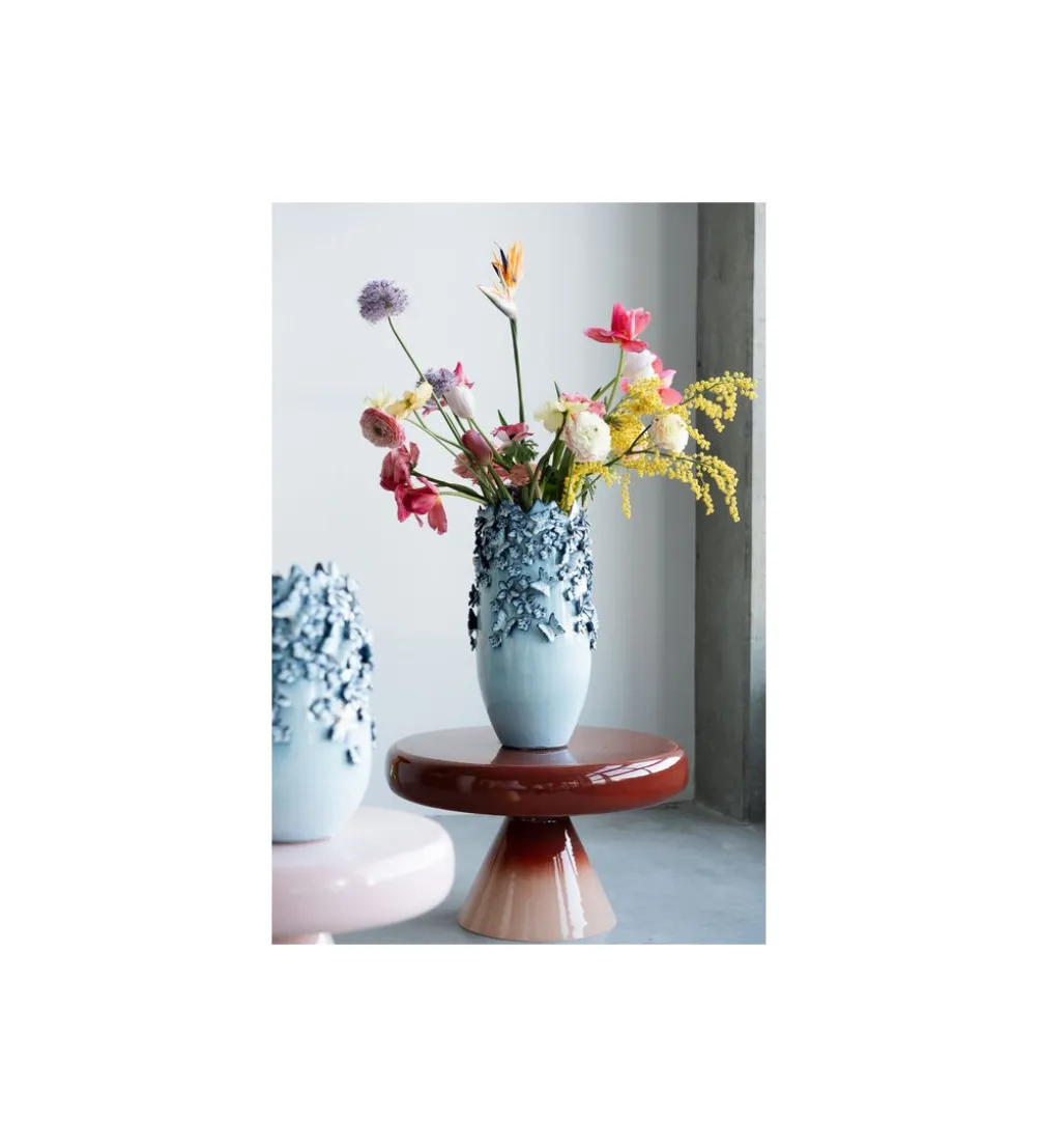 Stolik kawowy RICI 60 cm gradient czerwony