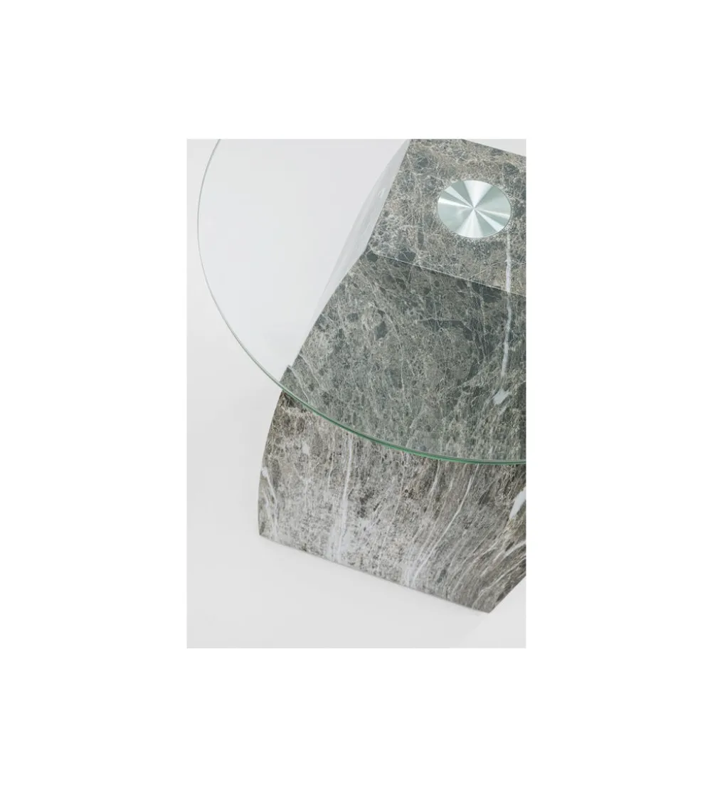 Stolik kawowy ROCKY 45 cm szary marmur