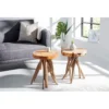 Stolik kawowy Root drewno Teak