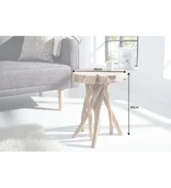 Stolik kawowy Root drewno Teak