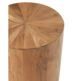 Stolik kawowy ROUND 45 cm drewno akacja naturalny