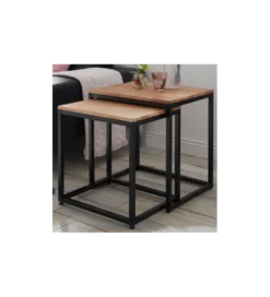 Stolik kawowy SAKURA set 2 dębowe