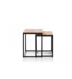 Stolik kawowy SAKURA set 2 dębowe