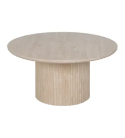Stolik kawowy SAMETR 70 cm jasnobeżowy