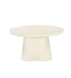Stolik kawowy SANDI 80 cm kremowy