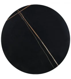 Stolik kawowy SCALITA 50 cm ceramika w optyce marmuru