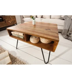 Stolik kawowy Scorpion 60 cm drewno Sheesham