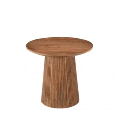 Stolik kawowy SELVETOR 50 cm drewno mango