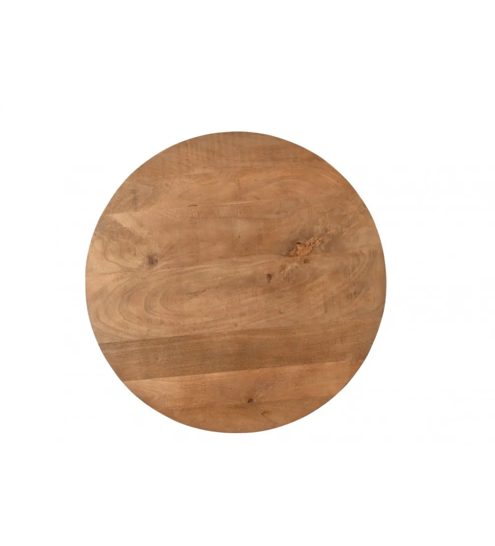 Stolik kawowy SELVETOR 50 cm drewno mango