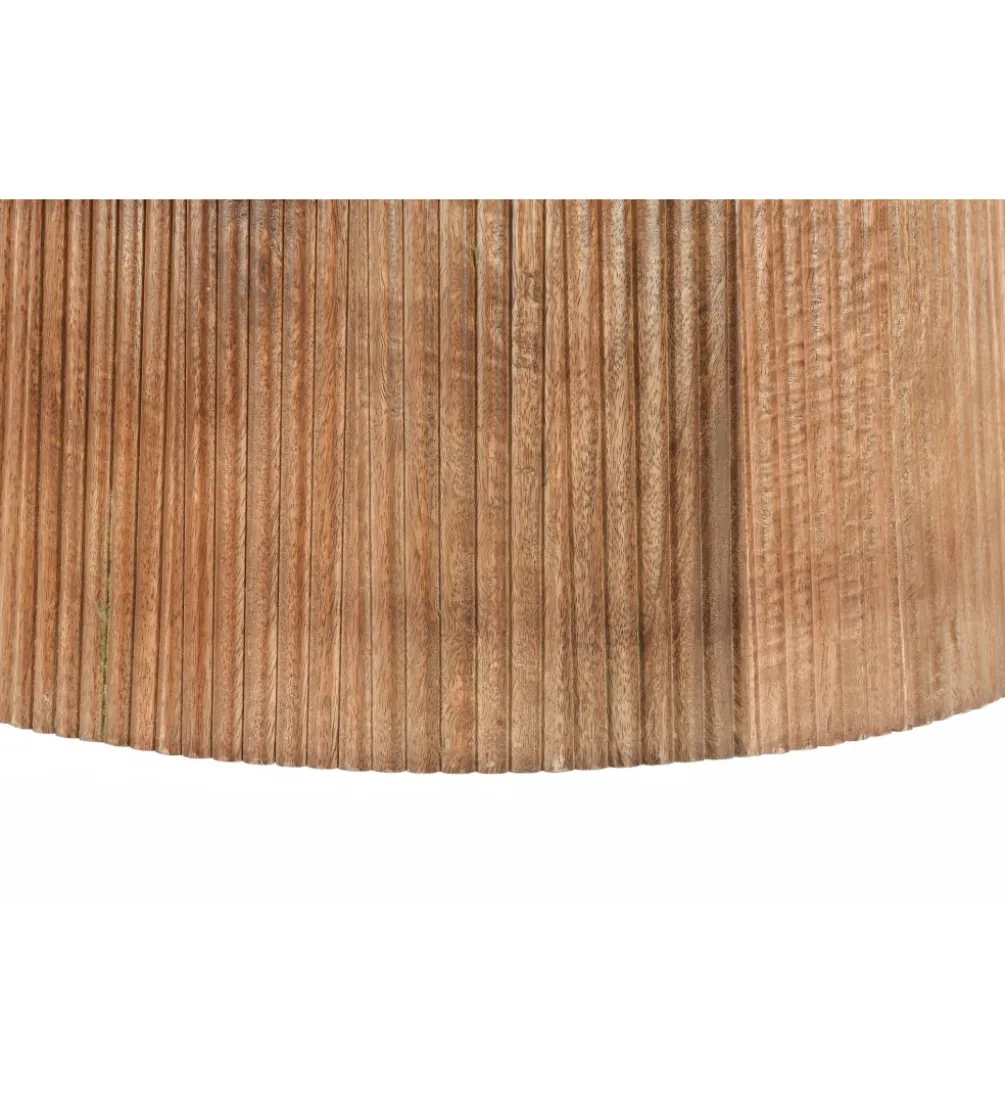 Stolik kawowy SELVETOR 50 cm drewno mango