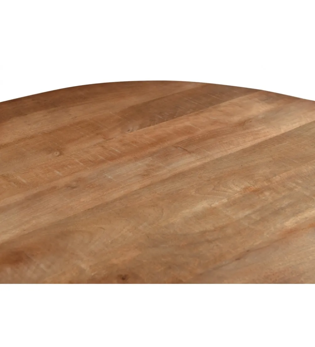 Stolik kawowy SELVETOR 50 cm drewno mango