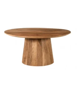 Stolik kawowy SELVETOR 80 cm drewno mango
