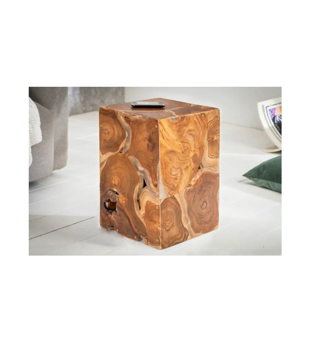 Stolik Kawowy Shark 30 Cm Teak