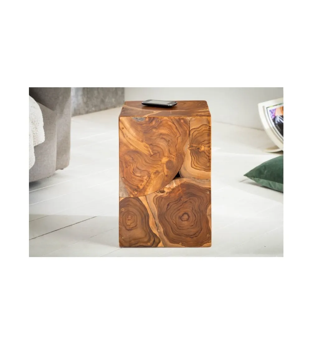 Stolik Kawowy Shark 30 Cm Teak