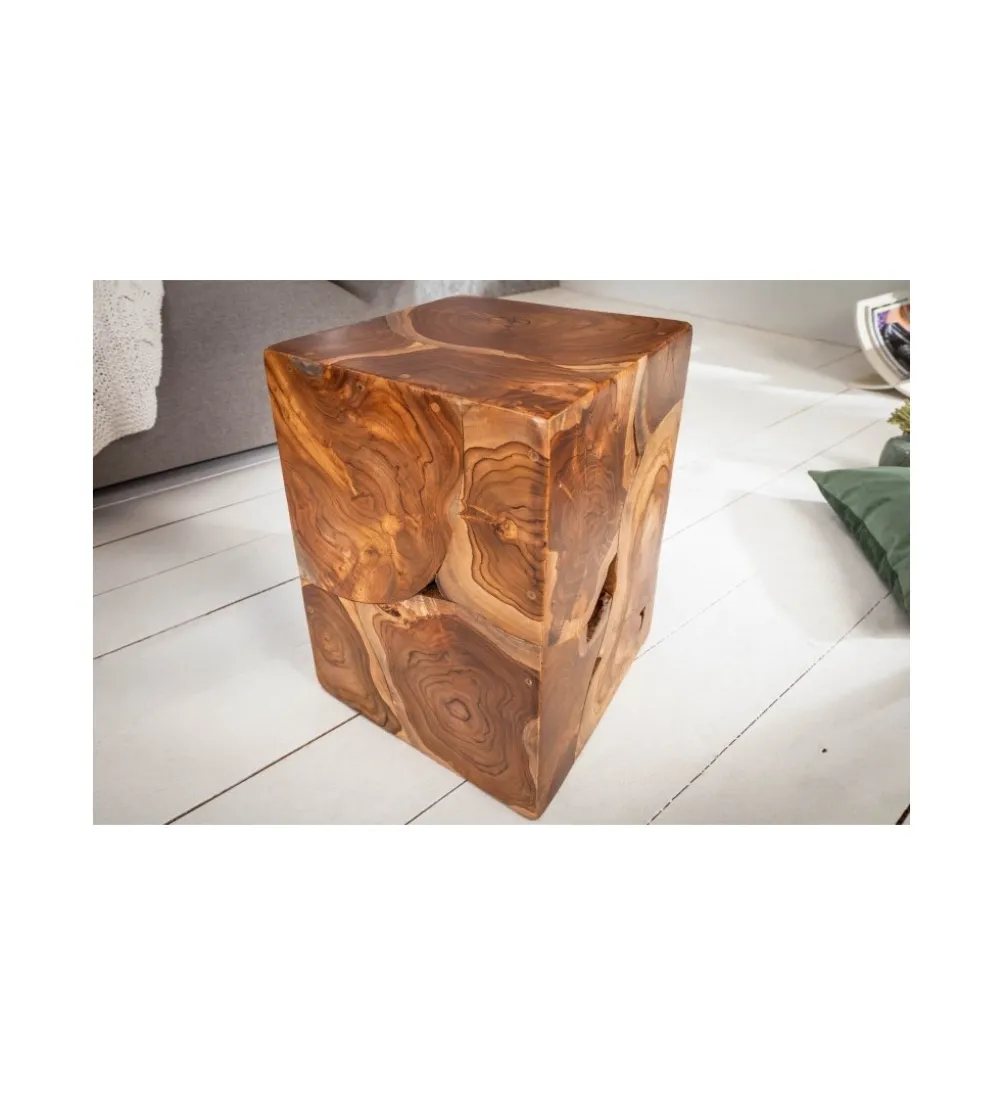 Stolik Kawowy Shark 30 Cm Teak