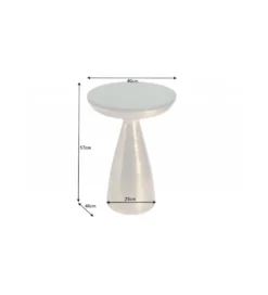 Stolik kawowy SPEZIA 40 cm marmur zielony