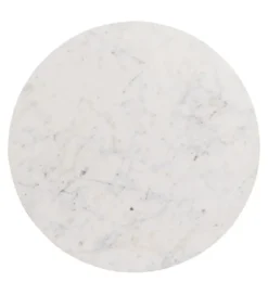 Stolik kawowy SPINDIMA 80 cm drewno mango marmur