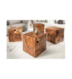 Stolik kawowy Square 40 cm teak