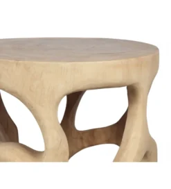Stolik kawowy SUAR 50 cm drewno suar naturalne