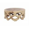 Stolik kawowy SUAR 70 cm drewno suar naturalne