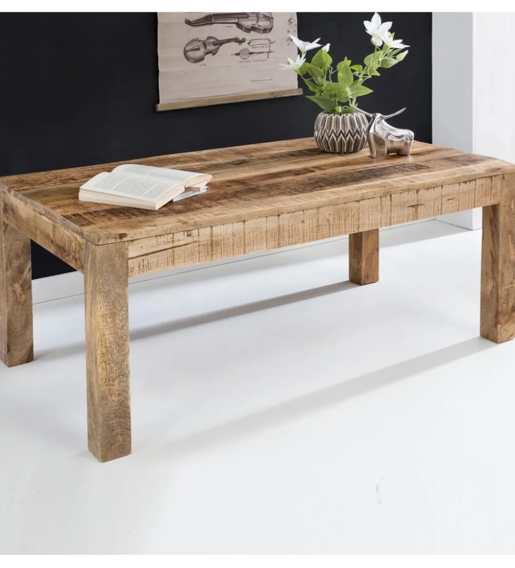 Stolik kawowy TALISA Craft110 cm drewno mango