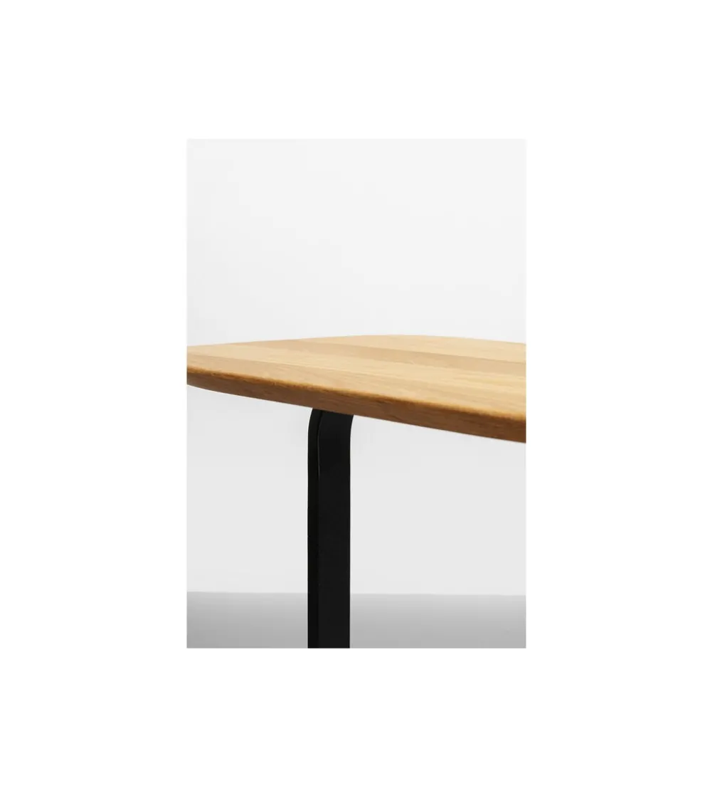 Stolik kawowy TASSILO 58 cm drewno dębu