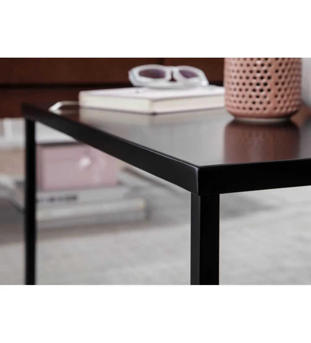 Stolik kawowy TECHANGO 60 cm czarny