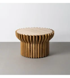Stolik kawowy TEKALEMA 78 cm drewno mango