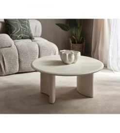 Stolik kawowy TELLUS 80 cm drewno mango