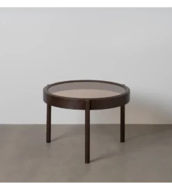 Stolik kawowy TERVO 61 cm ciemno brązowy