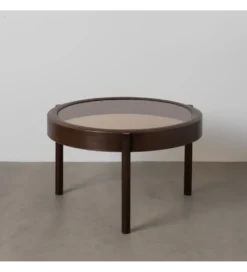 Stolik kawowy TERVO 75 cm ciemny brąz