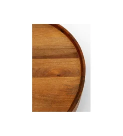 Stolik kawowy TESSA 80 cm drewno mango