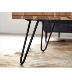 Stolik kawowy TINAR 60 cm drewno akacja