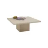 Stolik kawowy TRAVERTINO 100 x 100 cm naturalny