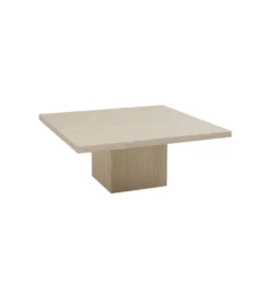 Stolik kawowy TRAVERTINO 100 x 100 cm naturalny